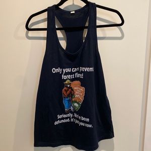 Piece of history! Navy racetrack with Smokey the bear.